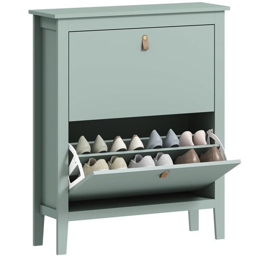 Homcom drawer shoe cabinet - homcom, 2