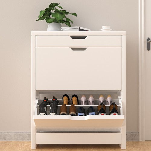 Heavy duty white - 2-drawer, shoe