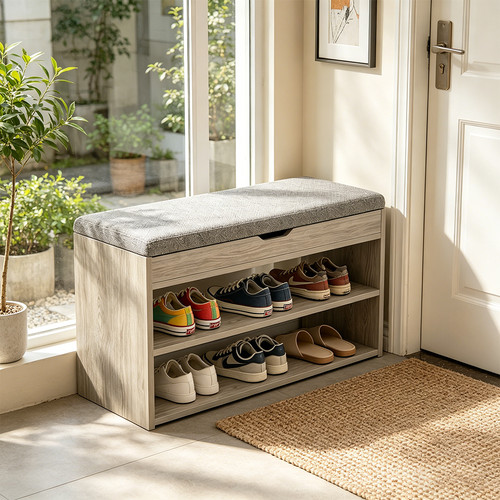 Shoe bench - shoe, storage