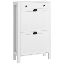 HOMCOM Narrow Shoe Cabinet