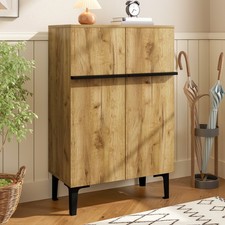 Modern Wood Shoe Cabinet with
