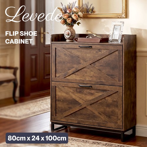 Levede slim shoe cabinet - slim,