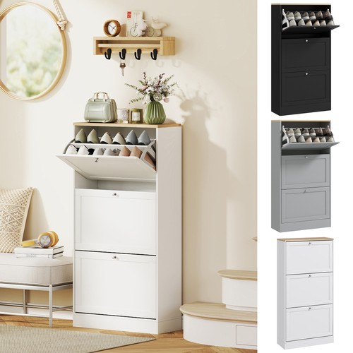 Slim shoe storage cabinet - shoe,